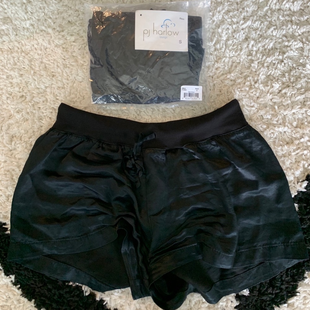 PJ Harlow Black Mikel Shorts